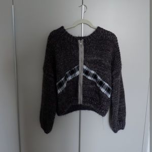 LF Zip up Knit Sweater